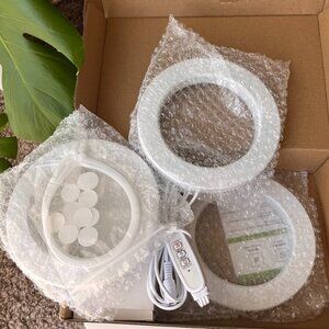 Indoor plant lights (set of 3), LORDEM 6.3” Ceiling Grow Lamp for Indoor Plants